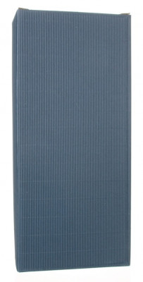 Darčeková krabica vlnitá lepenka modrá na 2 fľaše 363x78x162 mm