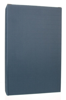 Darčeková krabica vlnitá lepenka modrá na 3 fľaše 363x78x235 mm