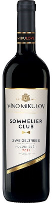 Víno Mikulov Sommelier Club Zweigeltrebe 0,75L, r2021, nz, cr, su