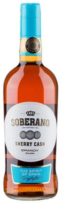 Soberano Brandy Solera 36% 1L, brandy