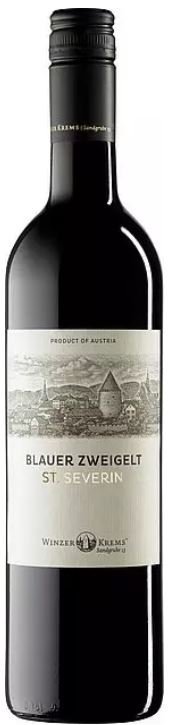 Winzer Krems Blauer Zweigelt St.Severin 0,75L, PDO, r2024, cr, su, sc