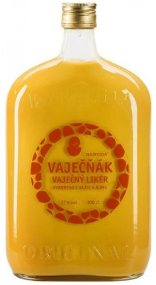 Bartida Vaječný likér 17% 1L, liker