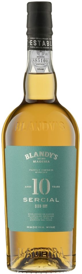 Blandy's Madeira Sercial 10 Y.O. Dry 0,75L, fortvin, bl, sl