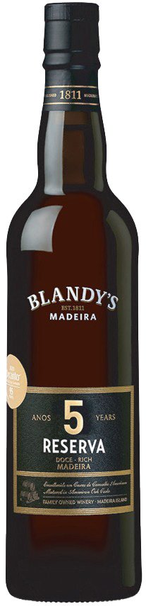 Blandy's Madeira Reserva 5 Y.O. Doce Rich 0,5L, fortvin, bl, sl