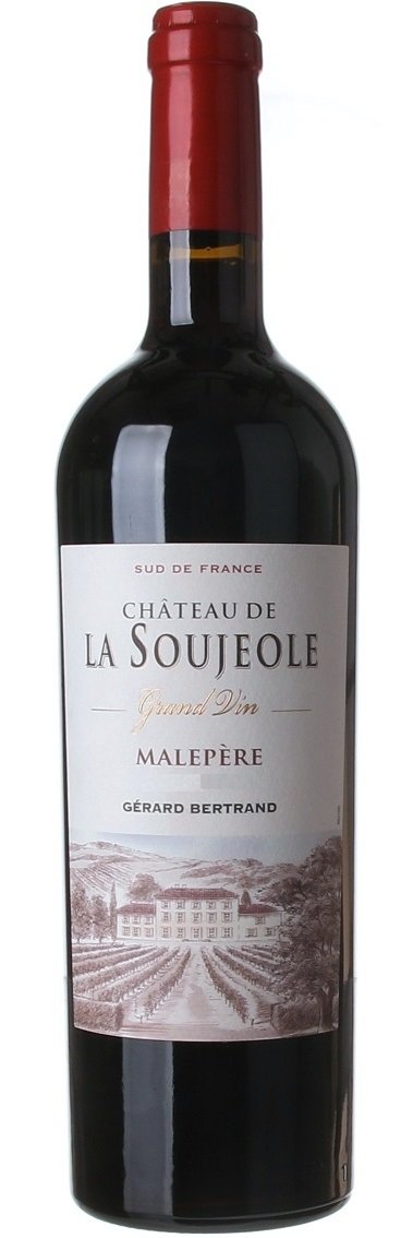 Gérard Bertrand Château de La Soujeole, Malepére, BIO 0,75L, AOC, r2019, cr, su