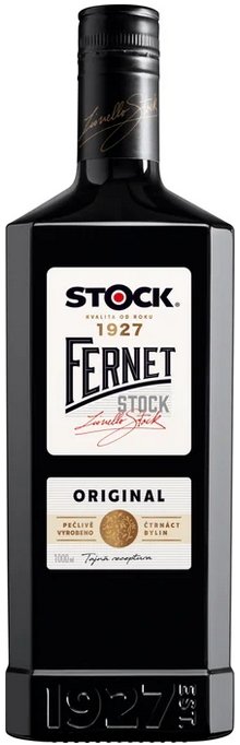 Fernet stock bylinný likér 35% 1L, liker