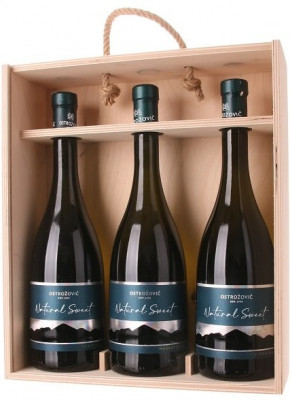 Ostrožovič Natural Sweet Muškát žltý, Lipovina, Furmint v DB, 3x0,75L (2,25L) 2,25L, bv, bl, sl, DB