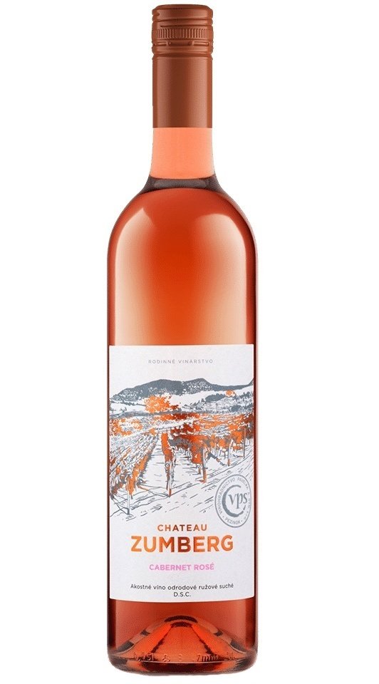 Pavelka Château Zumberg Cabernet Rosé 0,75L, r2025, ak, ruz, su, sc