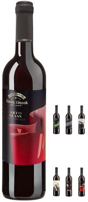 Šimák Zámok Pezinok Pinot Blanc ART IN GLASS 0,75L, r2019, ak, bl, su
