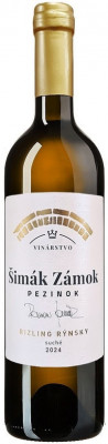 Šimák Zámok Pezinok Rizling rýnsky 0,75L, r2024, bl, su