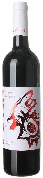 Vinidi Cabernet Sauvignon 0,75L, r2021, vzh, cr, su