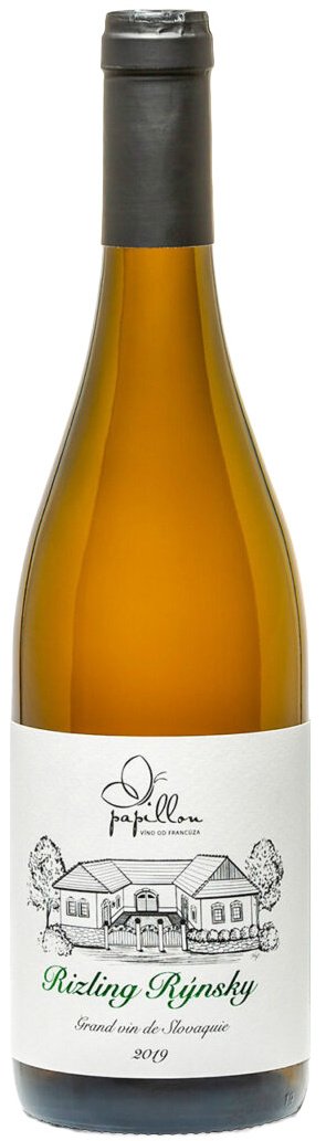 Papillon Víno od Francúza Rizling Rýnsky, BIO 0,75L, r2019, ak, bl, su