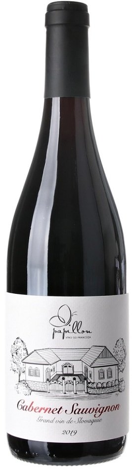 Papillon Víno od Francúza Cabernet Sauvignon, BIO 0,75L, r2019, vin, cr, su