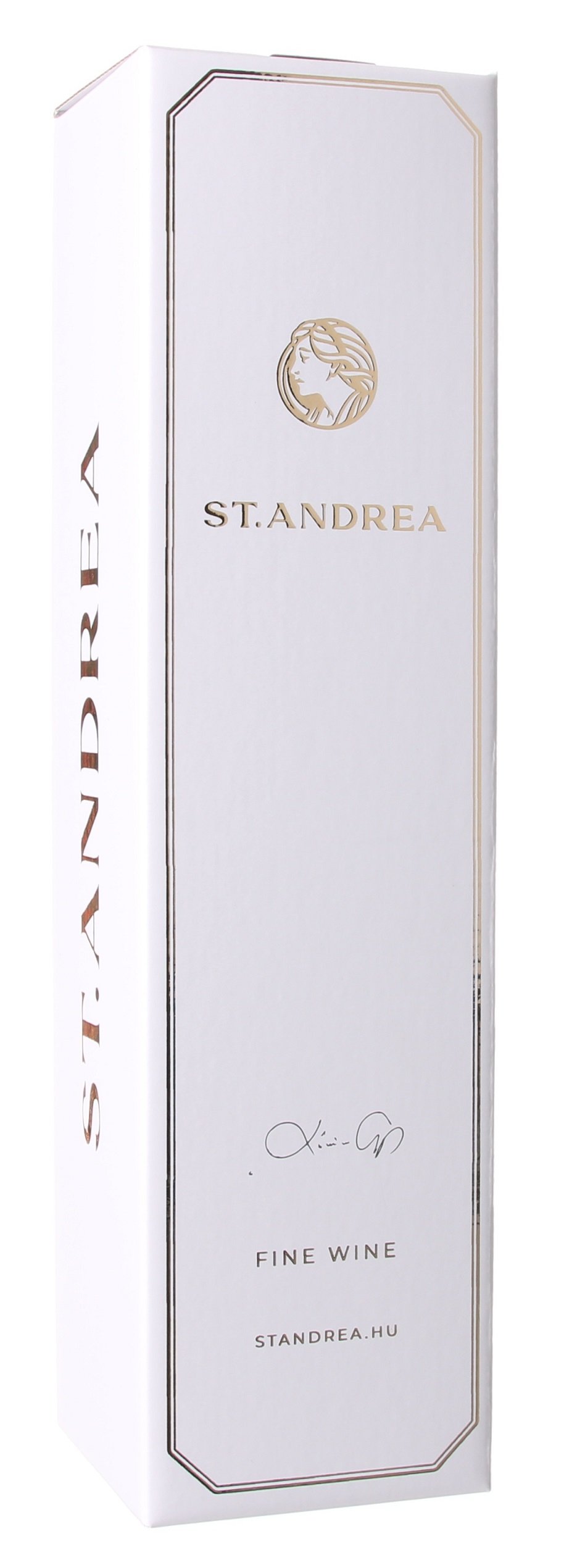 Darčeková krabica St. Andrea na 1 fľašu  biela 325x80x80 mm