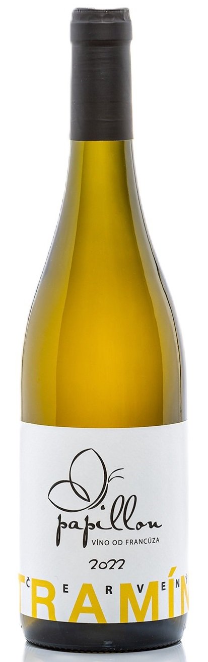 Papillon Víno od Francúza Tramín červený, BIO 0,75L, r2022, bl, su