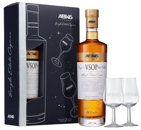 ABK6 Cognac VSOP s 2 pohármi 40% 0,7L, cognac, DB