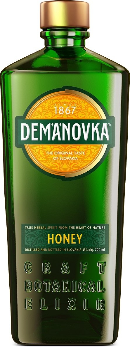 Demänovka Medová 33%, bylinný likér 0,7L, liker