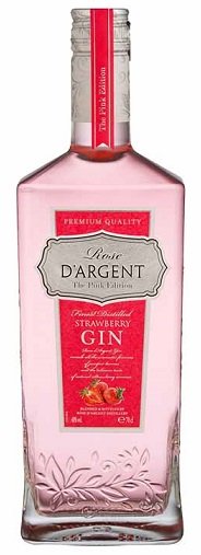 D´Argent Strawberry Rosé 40% 0,7L, gin