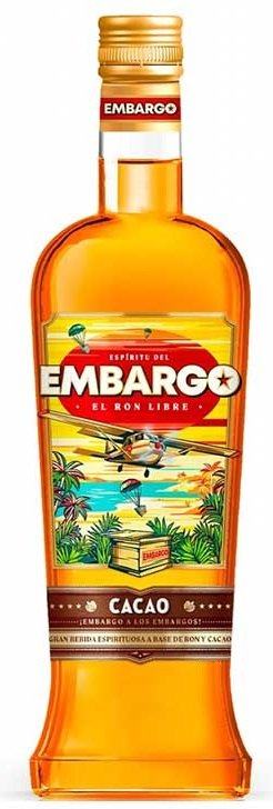 Embargo Cacao 30% 0,7L, rum, DB