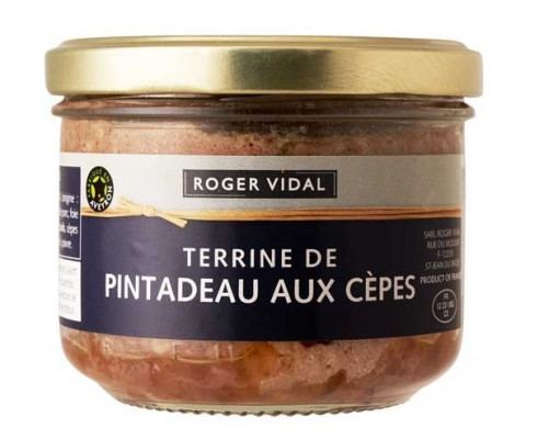 Roger Vidal Terina z perličky s hríbmi, 180g,sklo pohár,sklo pohár