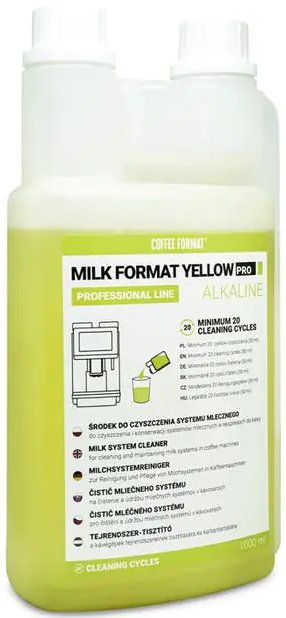 Coffee Format Milk Pro Yellow Alkaline-čistič ml.c. 1l