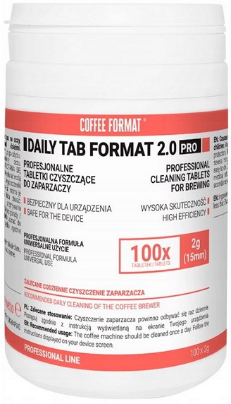 Coffee Format Daily Tab.na čist.spar.jedn 100ks x 0,2kg