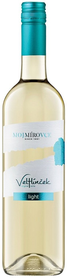 PD Mojmírovce Veltlínček light 0,75L, r2025, ak, bl, su, sc