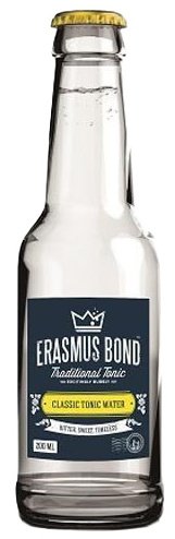 Erasmus Bond Classic Tonic Water 200ml, nealko, sýtený nápoj 0,2L, sklo