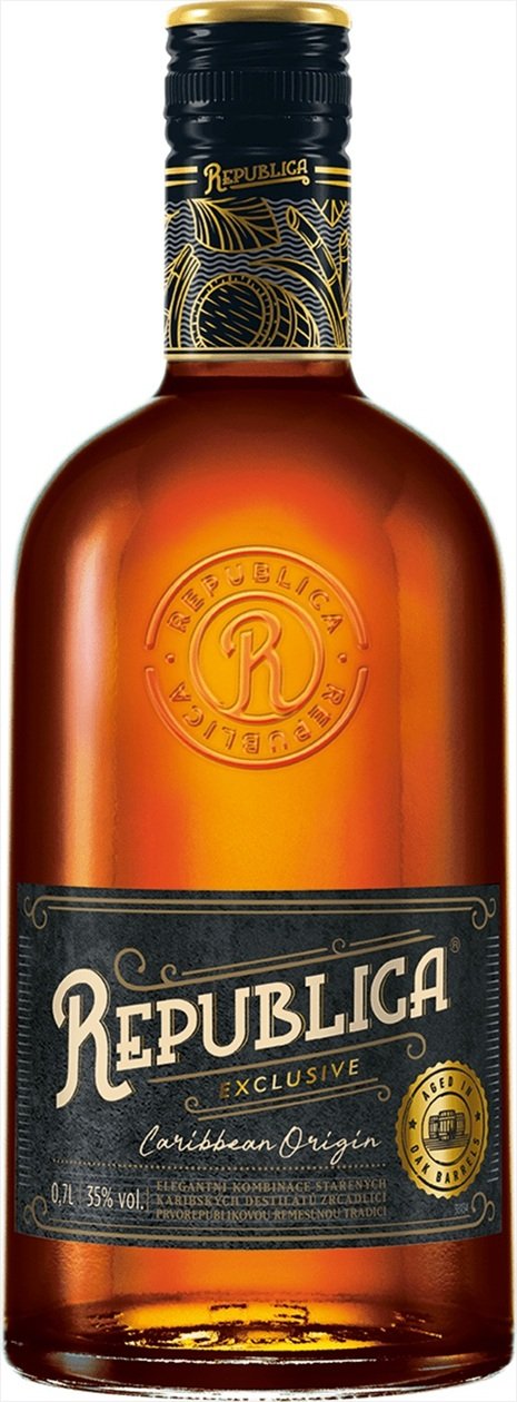 Božkov Republica Exclusive rum 35% 0,7L, rum