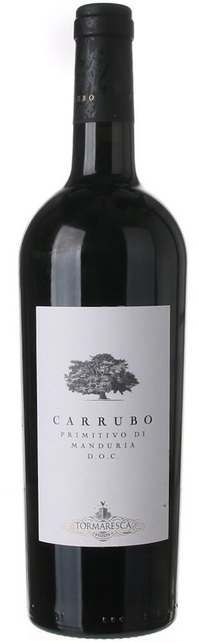 Tormaresca Carrubo Primitivo di Manduria 0,75L, DOC, r2020, cr, su