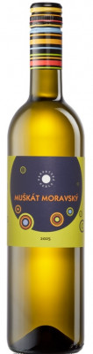 Karpatská Perla Muškát moravský - mladé víno 0,75L, r2025, vin, bl, su, sc