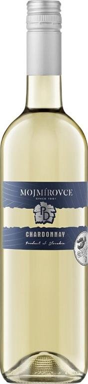 PD Mojmírovce Chardonnay 0,75L, r2024, ak, bl, su