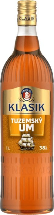 Klasik Tuzemský Um 38% 1L, rum