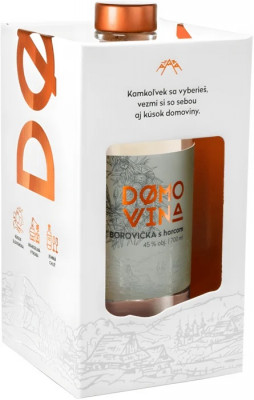Domovina Borovička s horcom BOX 45% 0,7L, ovdest, DB