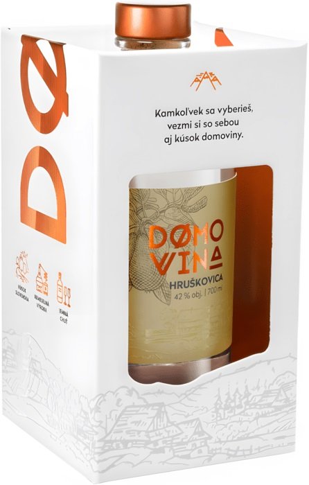 Domovina Hruškovica BOX 42% 0,7L, ovdest, DB