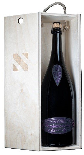 Nichta Sekt Frankovka modrá MAGNUM v drevenej kazete 1,5L, skt, ruz, brut, DB