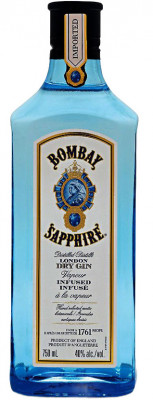 Bombay Sapphire London dry gin 40% 0,7L, gin
