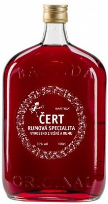 Bartida Čert rumová špecialita 30% 1L, rum