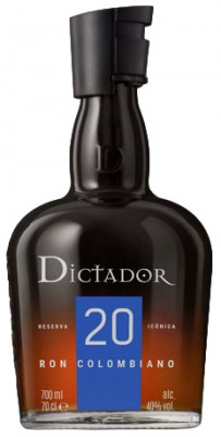 Colombian Rum Dictador 20YO 40% 0,7L, rum