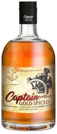 Captain Gold Gold Spiced Rum 35% 0,7L