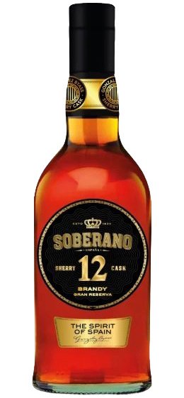 Soberano 12 Brandy Gran Reserva 38% 0,7L, DB