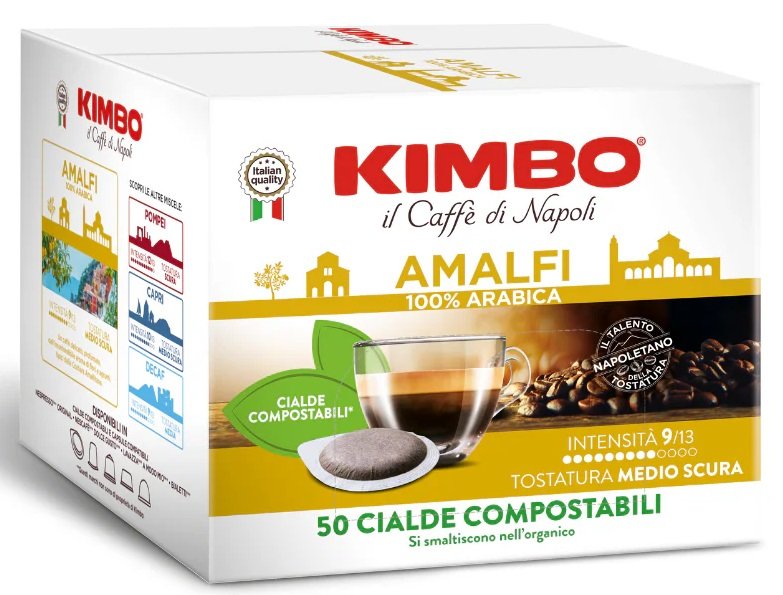 Kimbo Bar Cialda Amalfi (50x7g pods) ,kaps