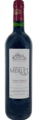 Bordeaux Château Domaine de Merlet Pessac-Léognan 0,75L, AOC, r2020, cr, su