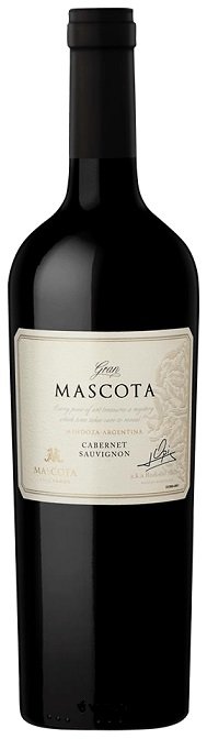 Mascota Vineyards Gran Mascota Cabernet Sauvignon 0,75L, r2023, cr, su