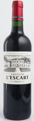 Bordeaux Château L´Escart Eden BIO 0,75L, AOC, r2022, cr, su