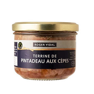 Roger Vidal Terina z perličky s hríbmi, 180g,sklo pohár,sklo pohár
