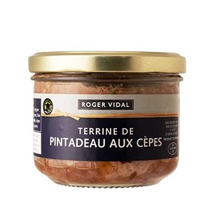 Roger Vidal Terina z perličky s hríbmi, 180g,sklo pohár,sklo pohár