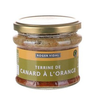Roger Vidal Terina kačacia s pomarančmi, 180g,sklo pohár