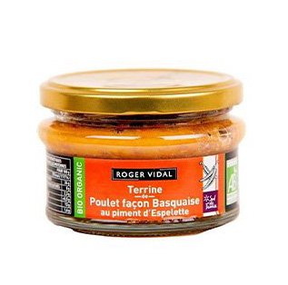 Roger Vidal Terina kuracia na baskický spôsob s papričkou Espelette BIO, 130g,sklo pohár