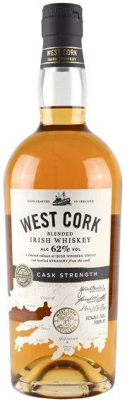 West Cork Whisky Cask Strength 62% 0,7L, whisky